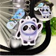 thumbnail image 4 of 2-pack/5-pack Bing Dwen Dwen Panda Keychain, Mascot Pendant Print Winter Olympics Games Key Chain Gifts For Him Her ( Color : Keychain 3 , Size : 5-pack ), 4 of 7