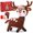 Christmas deer, variant on ZPAQI Wool Felt DIY Christmas Santa Dolls Accessories Material Handmade Craft Needle