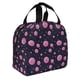 thumbnail image 2 of Balery Pink Planets And Stars Bolsa de Almuerzo Aislada – Caja de Almuerzo con Papel de Aluminio Grueso, Mantiene la Comida Fresca por 4 Horas, 2 of 8
