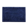 thumbnail image 2 of 20x32‘‘ Chenille Bathroom Mat  Coarse Wool Shower Mat Carpet  Machine Wash Soft Microfiber for Bathroom  Kitchen  Bedroom  Dark Gray, 2 of 16