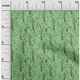 thumbnail image 2 of oneOone Silk Tabby Sea Green Fabric Tropical Craft Projects Decor Fabric Printed By The Yard 42 Inch Wide, 2 of 4