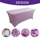 thumbnail image 3 of [6 pies] Funda para mesa de patio elástica rectangular, ajustada, lavable y resistente a las arrugas para eventos, bodas, banquetes y fiestas, 3 of 5