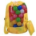 thumbnail image 1 of Coofit Mesh Beach Bag Folding Portable Drawstring Toy Mesh Bag Beach Toy Bag, 1 of 10