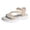 1Beige, variant on Walking Sandals for Women Thick Soft Sole Strappy Beach Shoes Comfortable Footbed Open Toe Lightweight Casual Summer Athletic Footwear Beige Size 8