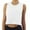 White, variant on Tank Tops Sleeveless, Scoop Neck Racerback Women Racerback Top Athletic Yoga Crop Solid Tank Workout Shirt Blouse Solid | Casual for Women Pink L