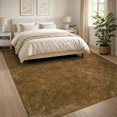thumbnail image 3 of ODIKA 8'x10' Washable Area Rug Non-Slip Chair-Friendly Mat Abstract Olive Geometric Mosaic With Earth Tone Diamond Accents Vintage Flowing for Dining Room, Large Office, Lounge, 3 of 7