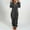 Dark Gray, variant on ZZwxWA Womens Fuzzy Jumpsuit One-Piece Zip Up Pajamas Loose Fit Plus Size Jumpsuits Winter Soft Plush Fleece Cozy Loungewear