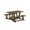 Brown, variant on East West Furniture V2-026 3 Pc Table Set - 1 Linen White Wood Dining Table and 2 Mid Century Modern Bench - Stable and Durable Construction - Linen White Finish
