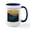 White/Navy Inside, variant on CafePress - C0102 Great Smoky Mountains National Park Mugs - 15 oz Ceramic Large White Novelty Mug
