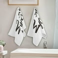 thumbnail image 3 of Thank You Mom Hand Towels 2 PCS, Mothers Day Inscription Kitchen Towel Ultra Soft and Highly Absorbent,Decorative Fingertip Face Towel for Bathroom Hotel, 28.3"x14.4", 3 of 4