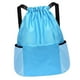 thumbnail image 5 of Mochila con cordón jinwen resistente al agua con almacenamiento de bolsillo frontal, 5 of 8