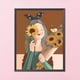 thumbnail image 3 of Cuadros Decorativos 11CT punto de cruz completo flor chica estampado DIY bordado Kits arte impreso Sywqhk Nuevos Originales, 3 of 9