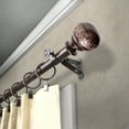 thumbnail image 2 of Cornelia 13/16" Bay Window curtain rod 20"-36", 38"-72" - Cocoa,(ABay-87-7), 2 of 4