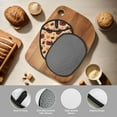 thumbnail image 4 of Rocae Thanksgiving Turkey and Pumpkin for Silicone Pot Holders, Oven Mitts Heat Resistant Hot Pads with Pockets,Non-Slip Bbq Baking Smoking Potholders ,7.5"x9.4", 4 of 7