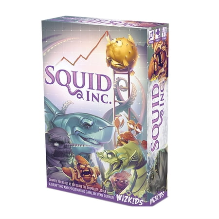 Wizkids: Squid Inc. - Strategy Board Game, Ages 14+, 2-4 Players, 60 Min