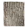 thumbnail image 1 of HATIART Throw Blanket Warm Cozy Print Flannel Brown Bark Old Wood Tree Pattern Tan Nature Rough Comfortable Soft for Bed Sofa and Couch 58x80 Inches, 1 of 1
