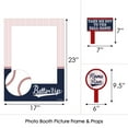 thumbnail image 5 of Big Dot of Happiness Batter Up - Baseball - Birthday Party or Baby Shower Selfie Photo Booth Picture Frame & Props - Printed on Sturdy Material, 5 of 7