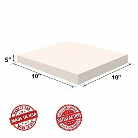 Memory Foam Cushion For Couch Upholstery Visco Memory Foam Square Sheet- 3.5 lb High Density 5