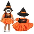 thumbnail image 2 of HUMJUSE Halloween Doll Clothes for 18-Inch-Dolls, Halloween Witch Costume with Hat for 18 Inch Doll Clothes, Ages 6+, No Doll, 2 of 6