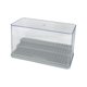 thumbnail image 5 of Vitrina de figuras, estante de vitrina acrílica, organizador de soporte de almacenamiento, escaparate de protección transparente para modelos coleccionables de muñecas tres pasos gris, 5 of 8