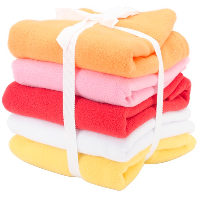 Anti Pill Warm Fleece Fabric 58" Wide 4Yd Cut-Orange