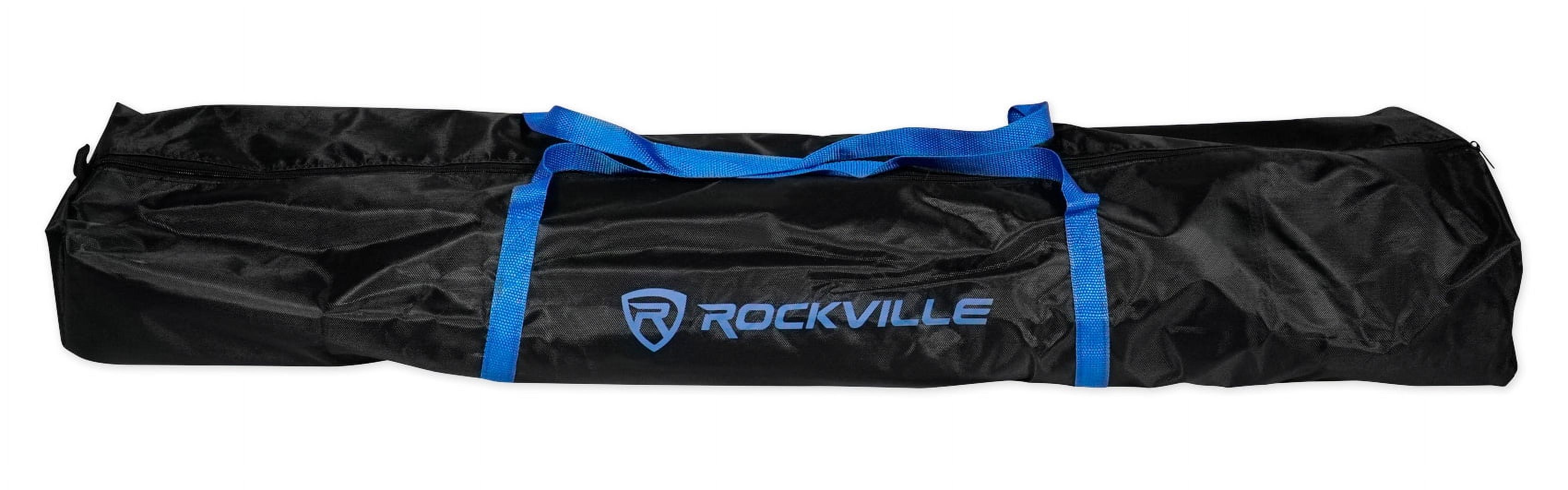 2 Rockville SPGN158 15" Passive 1600W ABS Plastic PA Speakers+Stands+Cables+Bags - image 5 of 25