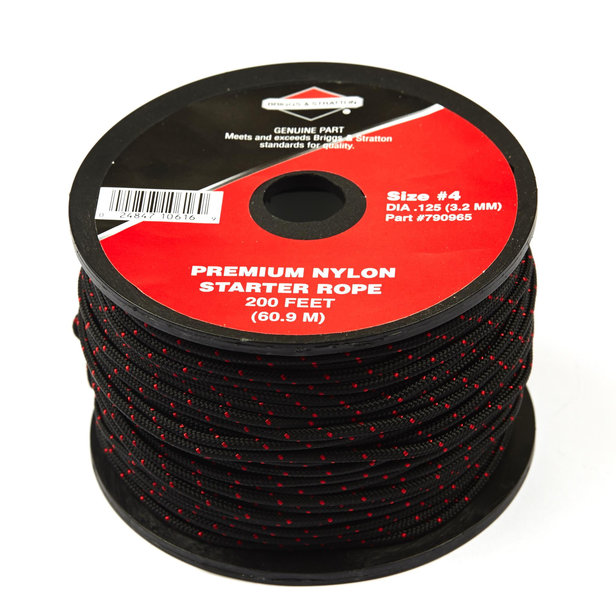 Briggs and Stratton Starter Rope 200' spool, size 4 (3.17 mm