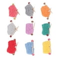thumbnail image 4 of Dollhouse Wool Yarn Knitting, Vibrant Colors Dollhouse Knitting Stuff 9 Pcs 9 Colors  For Living Room, 4 of 8
