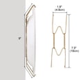 thumbnail image 3 of Unique Bargains Metal 7.5 to 9 Inch Spring Plate Hangers Wall Hook Stand Display Gold Tone 16pcs, 3 of 7