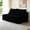 Black, variant on YWEN Sectional Sofa Couch Bed with Chaise Lounge, Cup Holder, Plush Velvet Upholstery, Flexible L-Shaped Couches for Living Room, Sleeper Sofa Bed with Storage