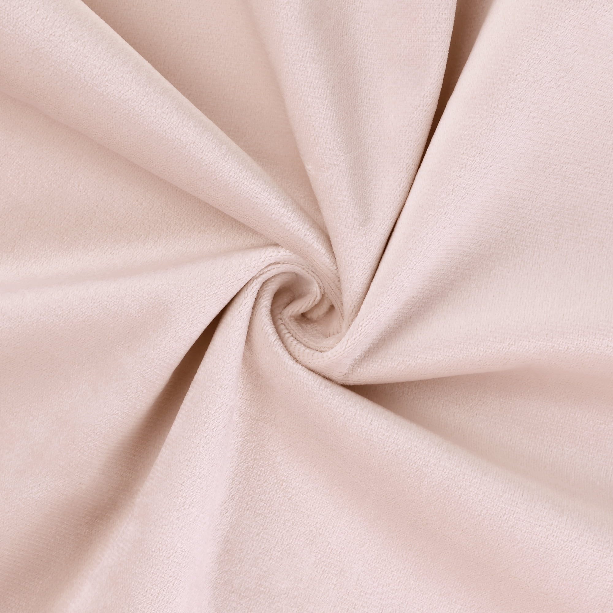 Unique Bargains Velvet Modern Zipper Cushion Decorative Throw Pillow Covers (2 Count) Pink 18" x 18"