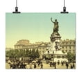 thumbnail image 2 of Print: Place De La Republique, Paris, France, circa 1890, 2 of 4