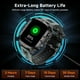 thumbnail image 3 of Reloj inteligente BRUBOSES Military 170+ Sports Modes IP68 negro, 3 of 7