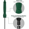 thumbnail image 4 of Simple Deluxe 9Ft Outdoor Market Table Patio Umbrella With Button Tilt Crank And 8 Sturdy Ribs For Garden Deck Lawn Backyard & Pool Green, 4 of 4
