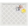 thumbnail image 2 of PinPix 17x14 Custom Cork Bulletin Board Diamond Modern Pattern Grey Poster Board Has a Fabric Style Canvas Finish, Framed in Diamond Modern Pattern Grey, by ArtToFrames (PinPix-1802), 2 of 5