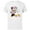 White, variant on Disney Minnie Mouse and Daisy Duck Best Friends - Short Sleeve Cotton T-Shirt for Adults -Customized
