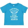 thumbnail image 3 of Inktastic Handpicked for Earth by My Great Grandpa in Heaven Boys or Girls Toddler T-Shirt, 3 of 5