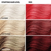 Keracolor Semi Permanent Hair Dye 3 in 1 Clenditioner, Red, 12 fl oz