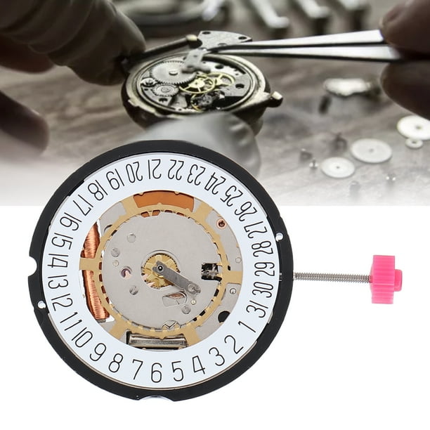 Movimiento De Reloj Movimiento De Reloj De Cuarzo En Punto Con Correa Ajustable Pequena Conveniente Para Relojero Y Reparador De Relojes ANGGREK