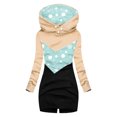 thumbnail image 1 of Sudadera de moda para mujer Sudadera con capucha y estampado floral de Navidad Sudadera con capucha delgada Pompotops gfhjh13173, 1 of 5