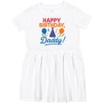 thumbnail image 3 of Inktastic Happy Birthday Daddy Celebration Girls Toddler Dress, 3 of 5