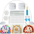 thumbnail image 1 of Balloon Arch Bracket Kit, Water Bag Hexagonal Base Steel Pipe 15 Section Fiber Rod Water Bag Base Balloon Arch Set Birthday Party Wedding Decoration Balloon Bracket, 1 of 8