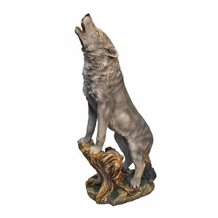 Design Toscano Howling Lone Wolf Garden Statue