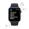 thumbnail image 3 of Open Box - Apple Watch SE 2nd Gen GPS 44mm Midnight Aluminum Case with Midnight Sport Band, 3 of 5