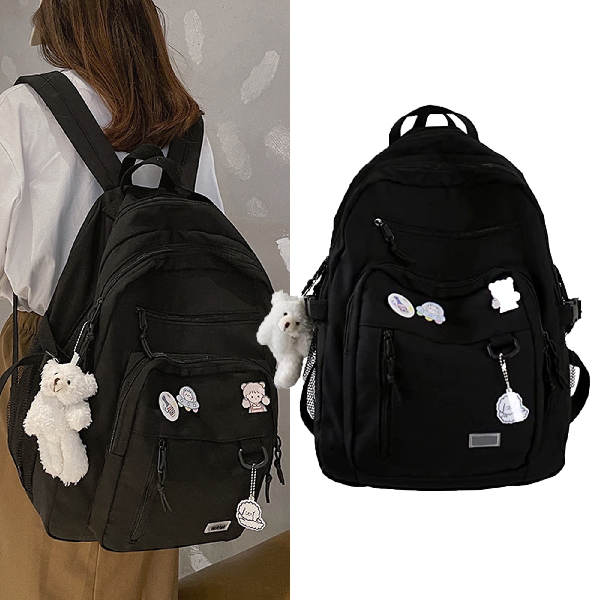 High School Girls Backpack School Bags For Teenage Girls Multi Pockets