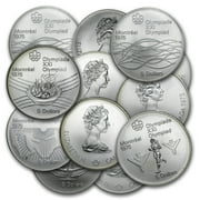 1973-1976 Canada Silver $5 Olympics BU/Proof ASW .7227 oz