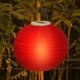 thumbnail image 3 of Lampara Colgante de farol solar redondo LED de 12 pulgadas resistente al agua para decoración al aire libre (rojo) Likrtyny Lámpara, 3 of 9