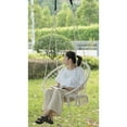 thumbnail image 4 of Round Hanging Hammock Cotton Rope Macrame Swing Chair for Indoor and Outdoor, 4 of 5