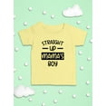 thumbnail image 3 of Straight Up Mama's Boy T-Shirt Infant -Smartprints Designs,  24 Months, 3 of 4