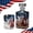 Transparent, variant on USA 250th Anniversary Whiskey Decanter & Tumbler Set, Patriotic Bald Eagle & Flag Glassware for 4th of July Independence Day, Ideal Gift for Men & Whiskey Lovers